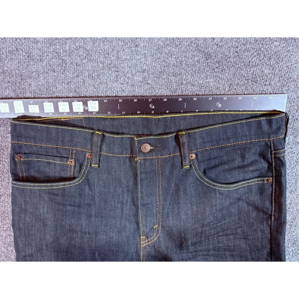 Levi's 511‎ Slim Fit Jeans Mens 36x30 (37x27) Blue Denim Dark Wash Straight Leg